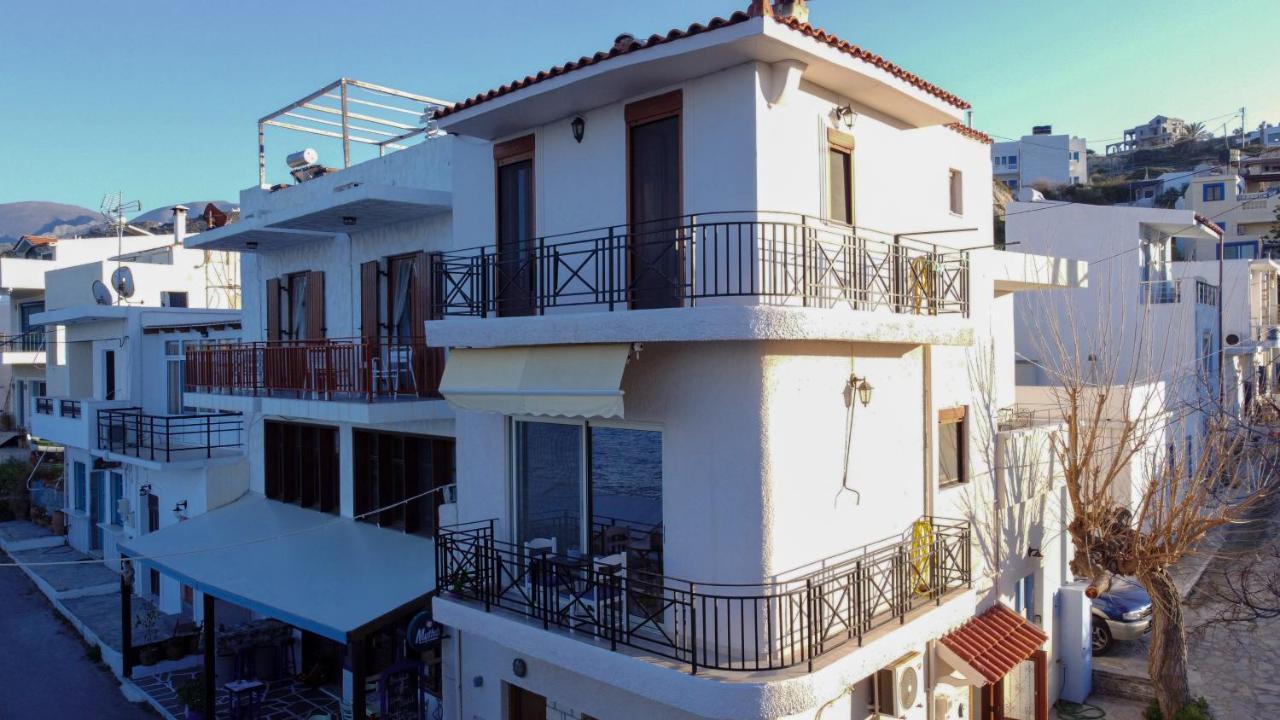 The Island House - Family Size Apt - Overlooking The Aegean - 3 Steps From The Beach Mókhlos Exterior foto